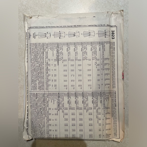 McCall 1980’s Women’s Sewing Patterns, 80’s vintage fashion - Picture 2 of 3